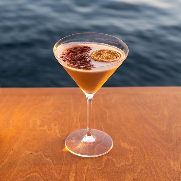 The Tiramisu cocktail, AION's dessert-style signature drink